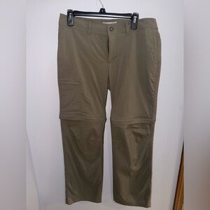 Gander Mountain Olive Green Women’s Zip-Off Cargo Pants|Hiking
